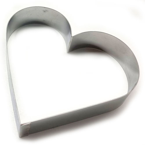 Glass Casting ring hart ±20cm